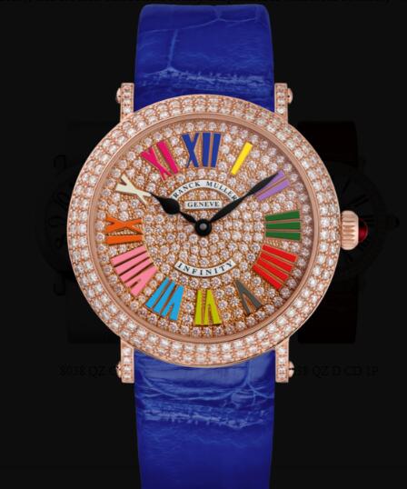 Franck Muller Round Ladies Classic Replica Watch for Sale Cheap Price 8038 QZ COL DRM R D CD